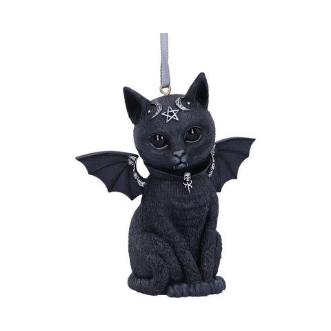 Malpuss Black Bat Cat Hanging Decorative Ornament at Mystical and Magical Nemesis Now B5594T1