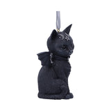 cute Malpuss Black Bat Cat Hanging Decorative Ornament at Mystical and Magical
