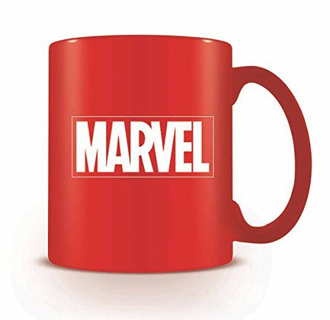 Marvel Comics Red and White Logo Mug at Mystical and Magical Halifax UK