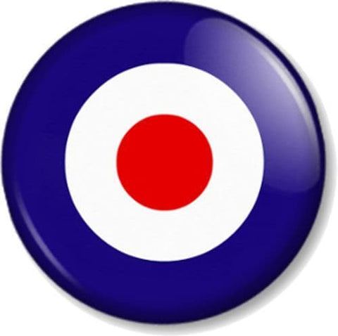 Target 25mm Button Pin Badge at Mystical and Magical Halifax UK