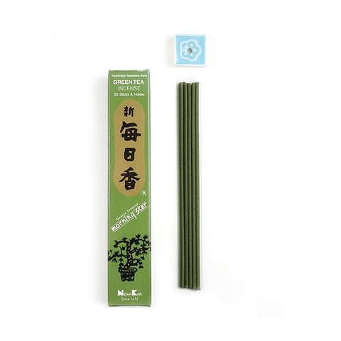 Nippon Kodo Morning Star Green Tea Scent Japanese Incense Sticks