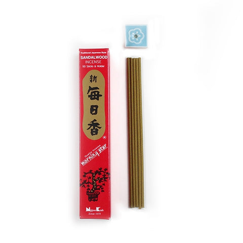 Nippon Kodo Morning Star Sandalwood Scent Japanese Incense Sticks