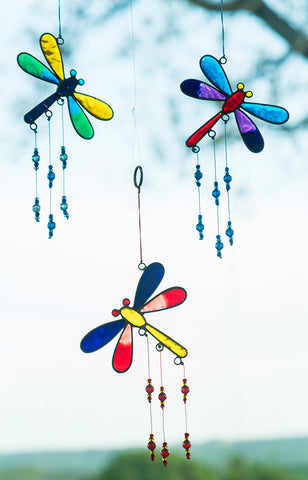 Multi Colour Dragonfly Suncatcher