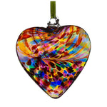 Glass Friendship Heart Multicoloured Sienna Glass