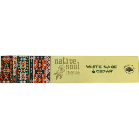 Native Soul White Sage and Cedar Incense Smudge sticks