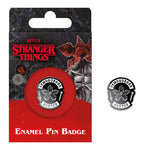 Stranger Things Demogorgon Hunter Enamel Pin Badge at Mystical and Magical