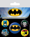 DC Comics Batman Pin button Badge Badges Pack