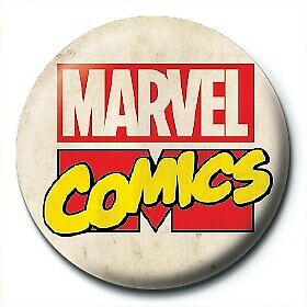 Marvel Comics Symbol 25mm Button Pin Badge