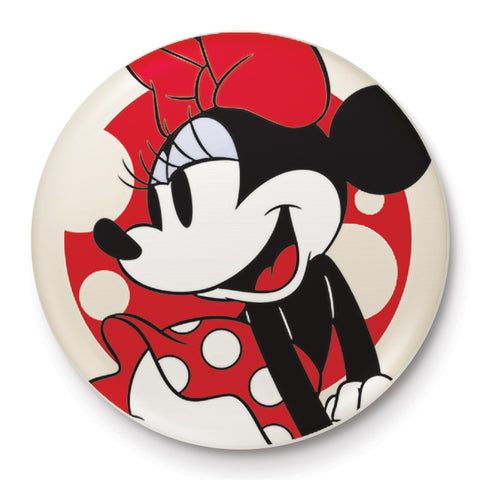 Minnie Mouse Button Pin Badge at Mystical and Magical