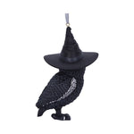 Back Owlocen Black Witch Owl Hanging Ornament Figurine Nemesis Now B5597T1 at Mystical and Magical