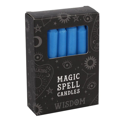 Pack of 12 Blue Magic Spell Candles 