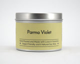 Parma Violet Soy Wax Tin Candle