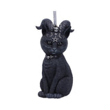 Pawzuph Black Horned Cat Hanging Decorative Ornament B5595T1 at Mystical and Magical Halifax UK