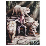Power of Three Canvas Plaque by Anne Stokes