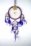 Purple Dreamcatcher White and Purple Feathers