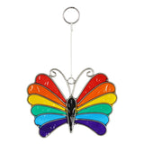 Rainbow Butterfly Small Resin Suncatcher