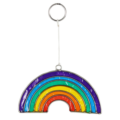 Small Rainbow Resin Suncatcher with Window Sucker from Mystical and Magical Halifax