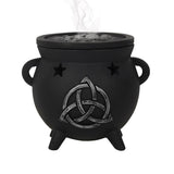 Triquetra Cauldron Incense Cone Burner Holder at Mystical 