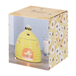 Yellow Beehive Oil Burner Wax Melter Warmer boxed