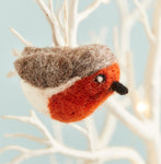 Robin Felt Wool Hanging Decoration