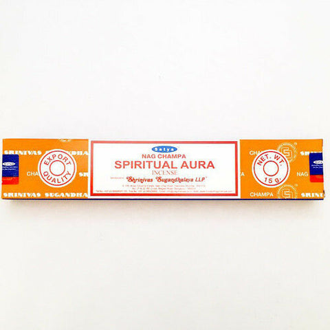 Satya Spiritual Aura Incense Sticks 15g from Mystical and Magical Halifax