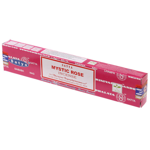Satya Mystic Rose Incense Sticks at Mystical and Magical Halifax