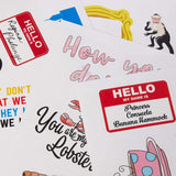 Friends (How You Doin') set of 25 Tech Stickers