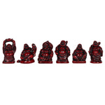 Buddha Set of 6 Different Poses Mini Ornaments