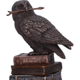 Spellcraft Witches Familiar Owl on Book Bronzed Figurine