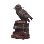 Spellcraft Witches Familiar Owl on Book Bronzed Figurine 