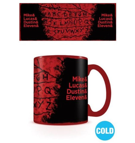 Stranger Things Heat Changing R.U.N. Mug when Cold from Mystical and Magical Halifax