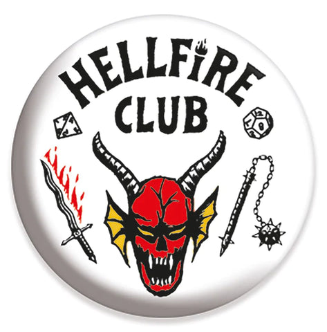 Stranger Things Season 4 Hellfire Club Pin Badge