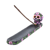 Sugar Petal Skull Day of the Dead Incense Holder Ashcatcher