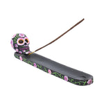 Sugar Petal Skull Day of the Dead Incense Holder Ashcatcher U2105F6