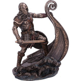 Bronzed Halvor Viking Longship Figurine at Mystical and Magical