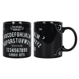 Black and White Talking Board Mug