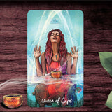 queen of Cups The Light Seer's Tarot Card Deck by Chris-Anne Donnelly