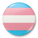 Transgender LGBT Pride Flag 25mm Button Pin Badge at Mystical and Magical Halifax UK