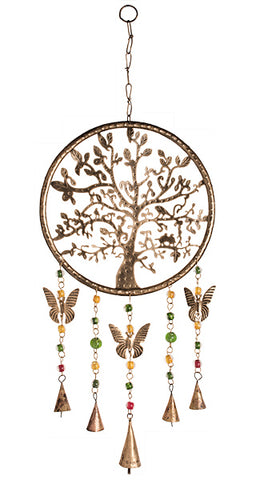 Tree of Life Windchime with butterfly bells and beads at Mystical and Magical Halifax 