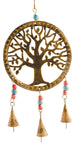 Tree of Life Windchime With Bells and Glass beads at Mystical and Magical