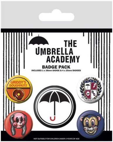 The Umbrella Academy Super Badge Pack