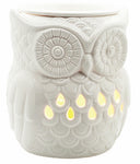 Ceramic White Owl Electric Wax Warmer Melter