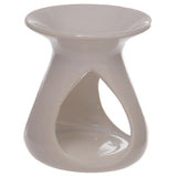 White Tear Drop Shape Ceramic Oil / Wax Warmer