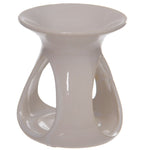 White Tear Drop Shape Ceramic Oil / Wax Warmer