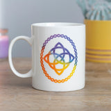 Rainbow Celtic Knot Ceramic Mug
