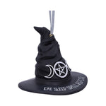 Witches Hat Eat Sleep Spell Repeat Hanging Ornament at Mystical and Magical