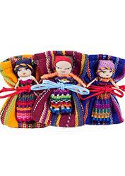 Worry Doll in a Bag Hand Made in Guatemala Mystical and Magical UK